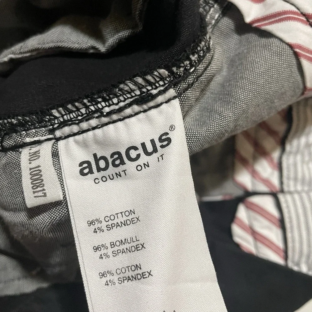 Abacus Count On It Hillside Chino Pants NWT Mens Size 36 X 29 Black Straight Leg
